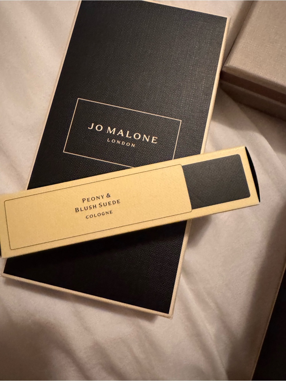 Jo Malone Black and Cream Fragrance Packaging